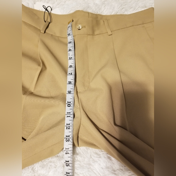 NWT Zara Dress Pants Women's Color Khaki Size 34 Bent From Below - Picture 6 of 14